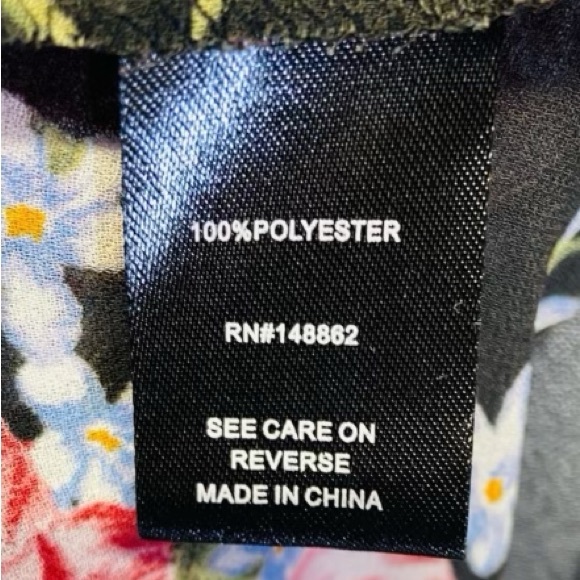 👚 TORRID || Chiffon Hi-Low Floral Sheer Tunic Top- - Picture 3 of 5